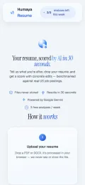 Humaya Resume mobile