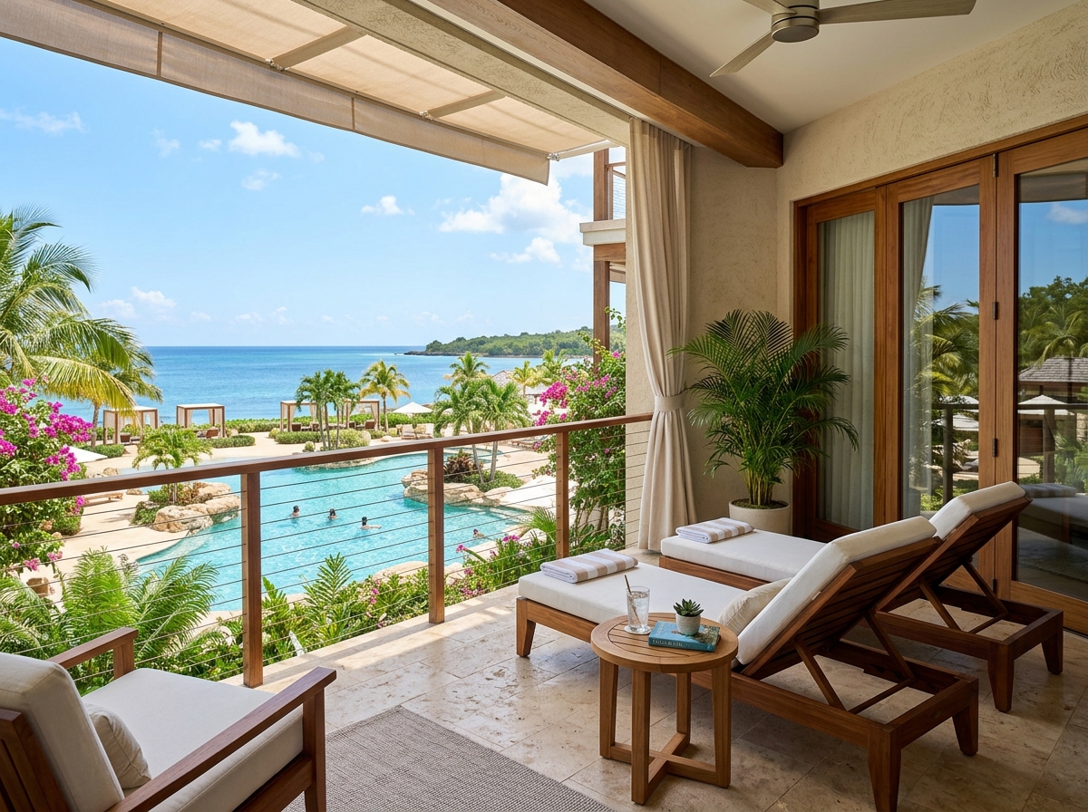 Suite con vistas a la piscina